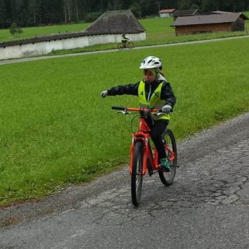 Fahrradübung