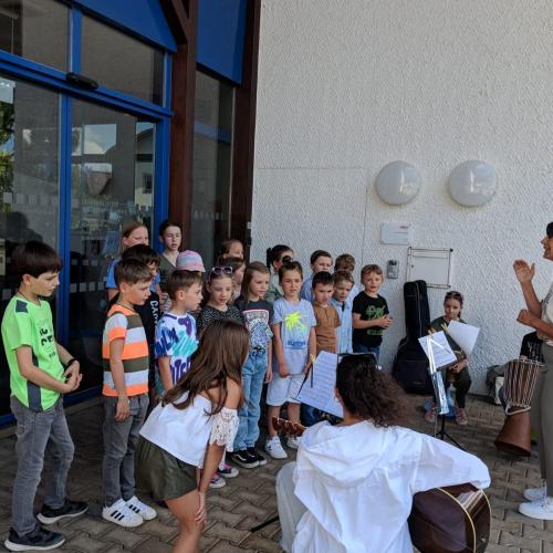 Abschlussfest des Projektes Menschenrechte in Reutte