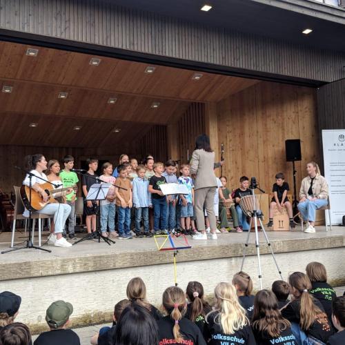 Abschlussfest des Projektes Menschenrechte in Reutte