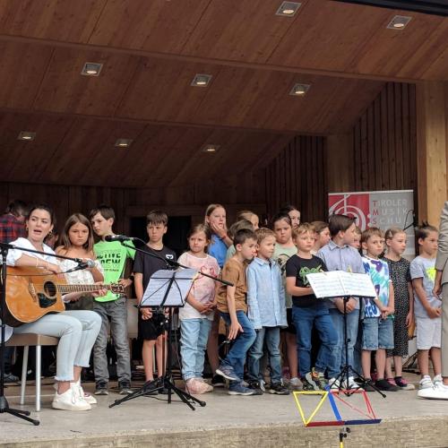 Abschlussfest des Projektes Menschenrechte in Reutte