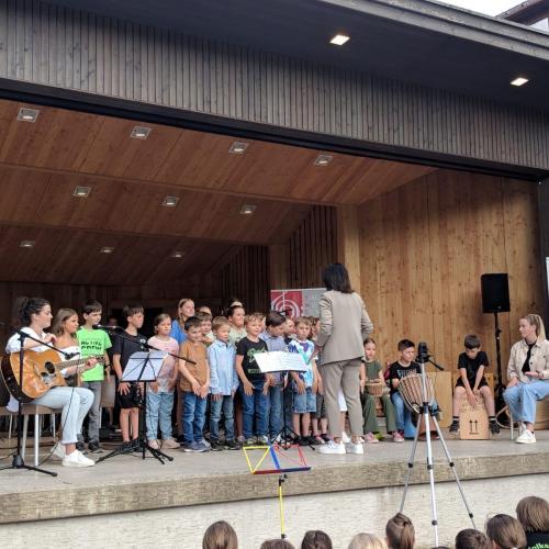 Abschlussfest des Projektes Menschenrechte in Reutte