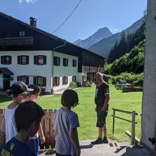 Besuch bei den kleinen Kücken