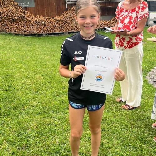 Verleihung der Schwimmabzeichen