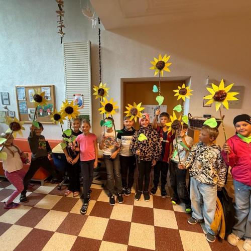 Werkstück-Sonnenblume