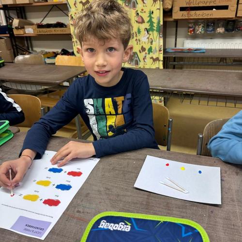 Workshop zum Thema Licht und Farben