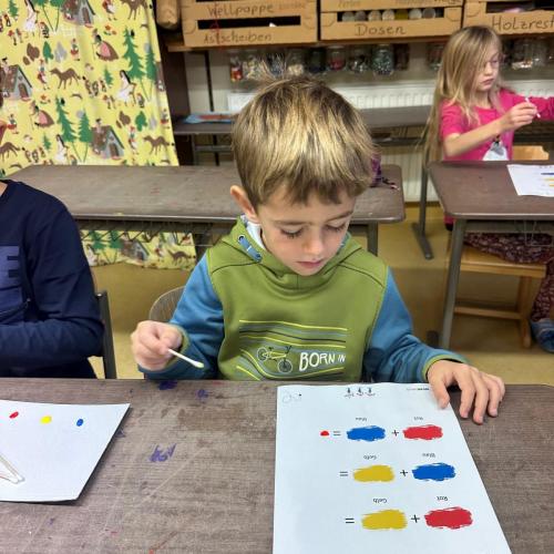 Workshop zum Thema Licht und Farben