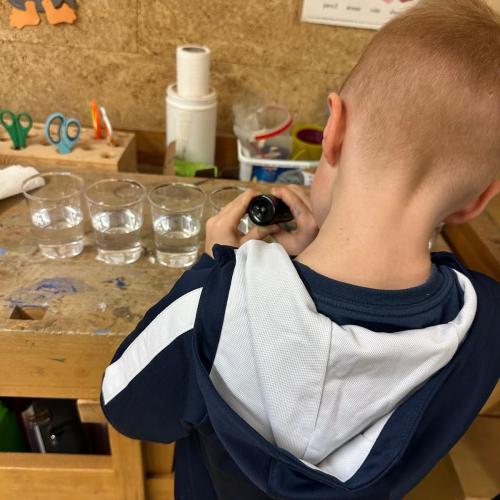 Workshop zum Thema Licht und Farben