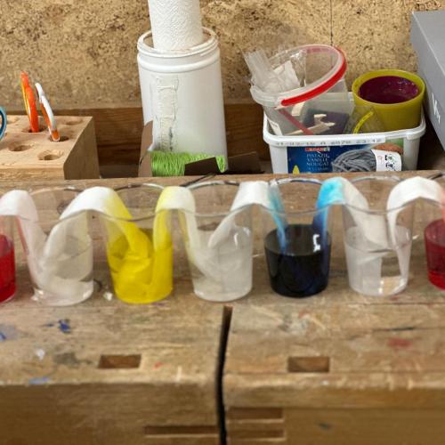 Workshop zum Thema Licht und Farben