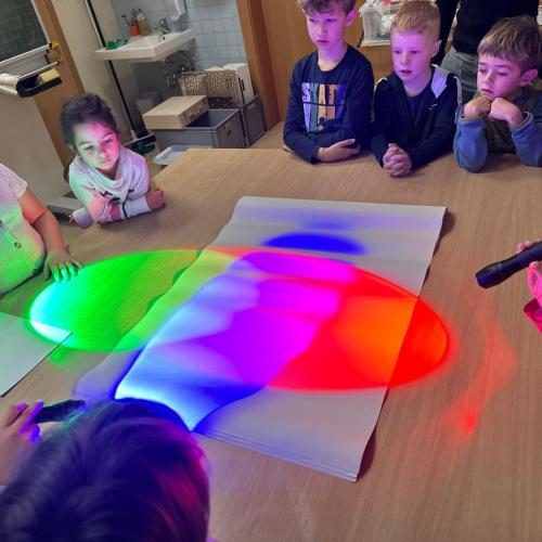 Workshop zum Thema Licht und Farben