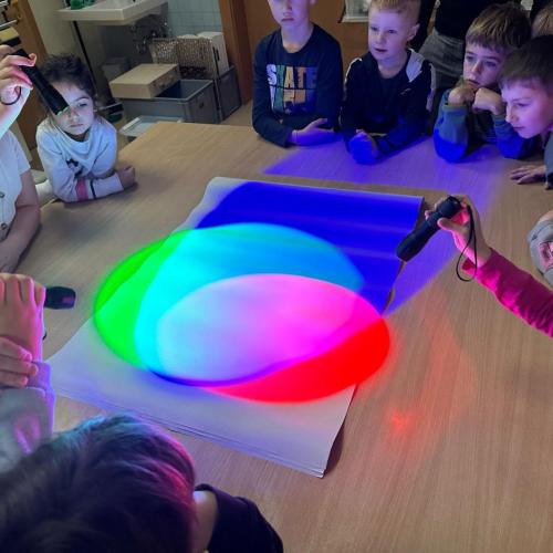 Workshop zum Thema Licht und Farben