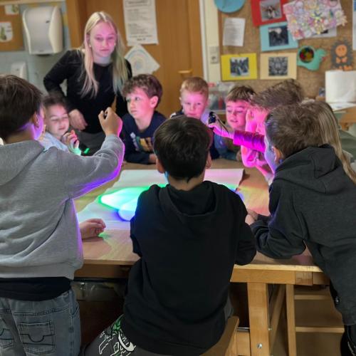 Workshop zum Thema Licht und Farben