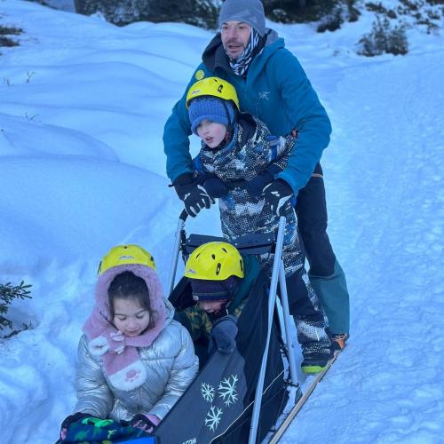 Husky-Trekking in Gramais