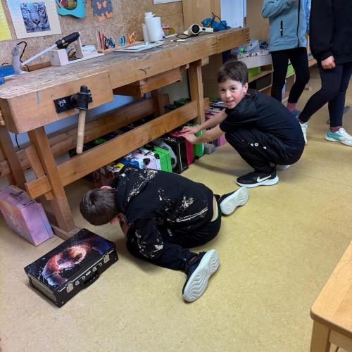Ostereiersuche in der Schule