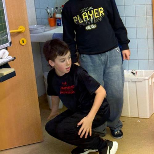 Ostereiersuche in der Schule
