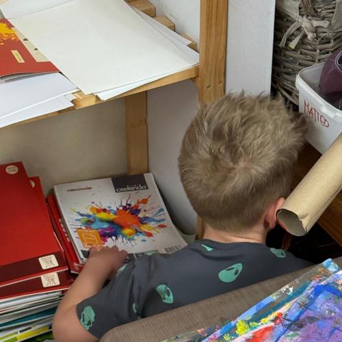 Ostereiersuche in der Schule