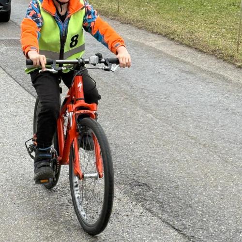Fahrradübung in Elbigenalp