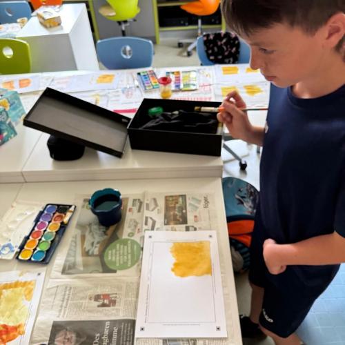 Kinder-Art-Projekt: Vincent Van Gogh