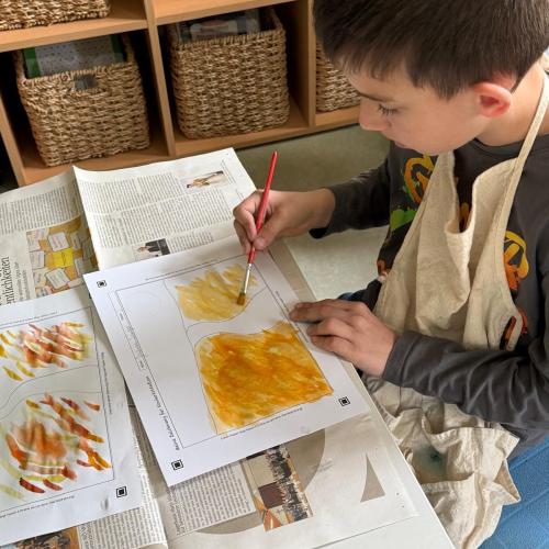 Kinder-Art-Projekt: Vincent Van Gogh