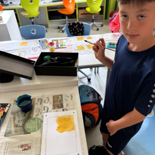 Kinder-Art-Projekt: Vincent Van Gogh