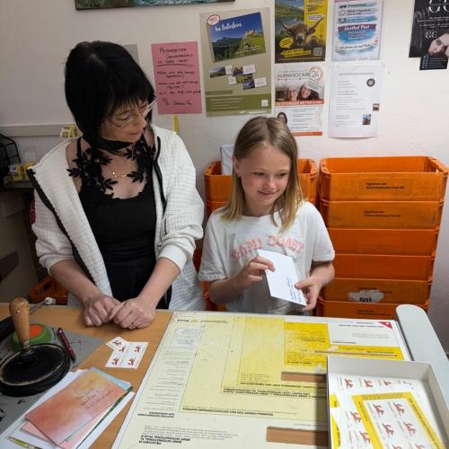 Reise eines Briefes Post