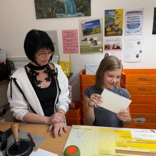 Reise eines Briefes Post