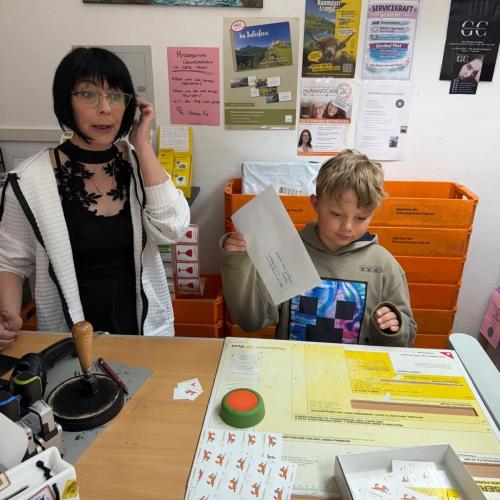 Reise eines Briefes Post