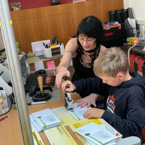 Reise eines Briefes Post