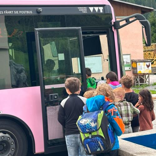Bus-Sicherheitsschulung Pedibus