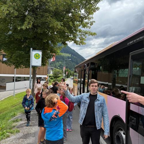 Bus-Sicherheitsschulung Pedibus
