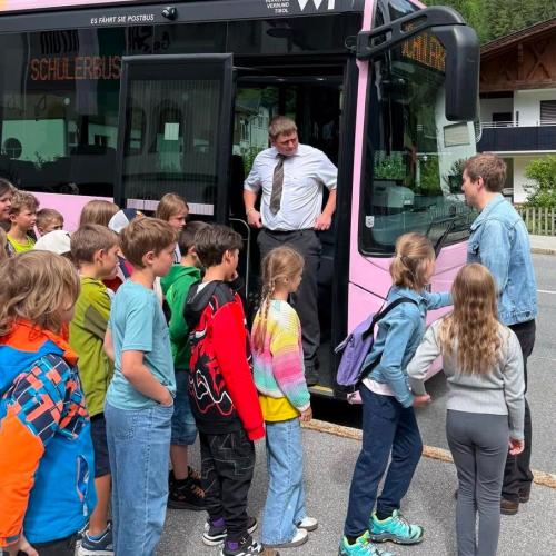 Bus-Sicherheitsschulung Pedibus