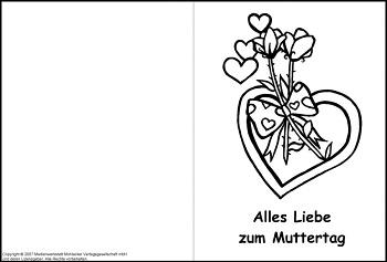 © https://www.medienwerkstatt-online.de Muttertagskarte