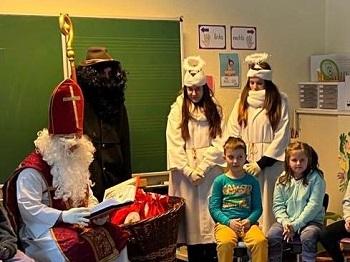 Der Nikolaus war da.