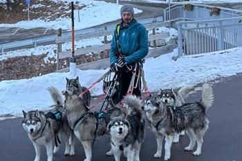 Husky-Trekking in Gramais