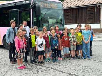 Bus-Sicherheitsschulung Pedibus